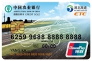 農業(yè)銀行湖北通衢ETC信用卡