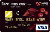 光大銀行wps聯名信用卡(VISA金卡)